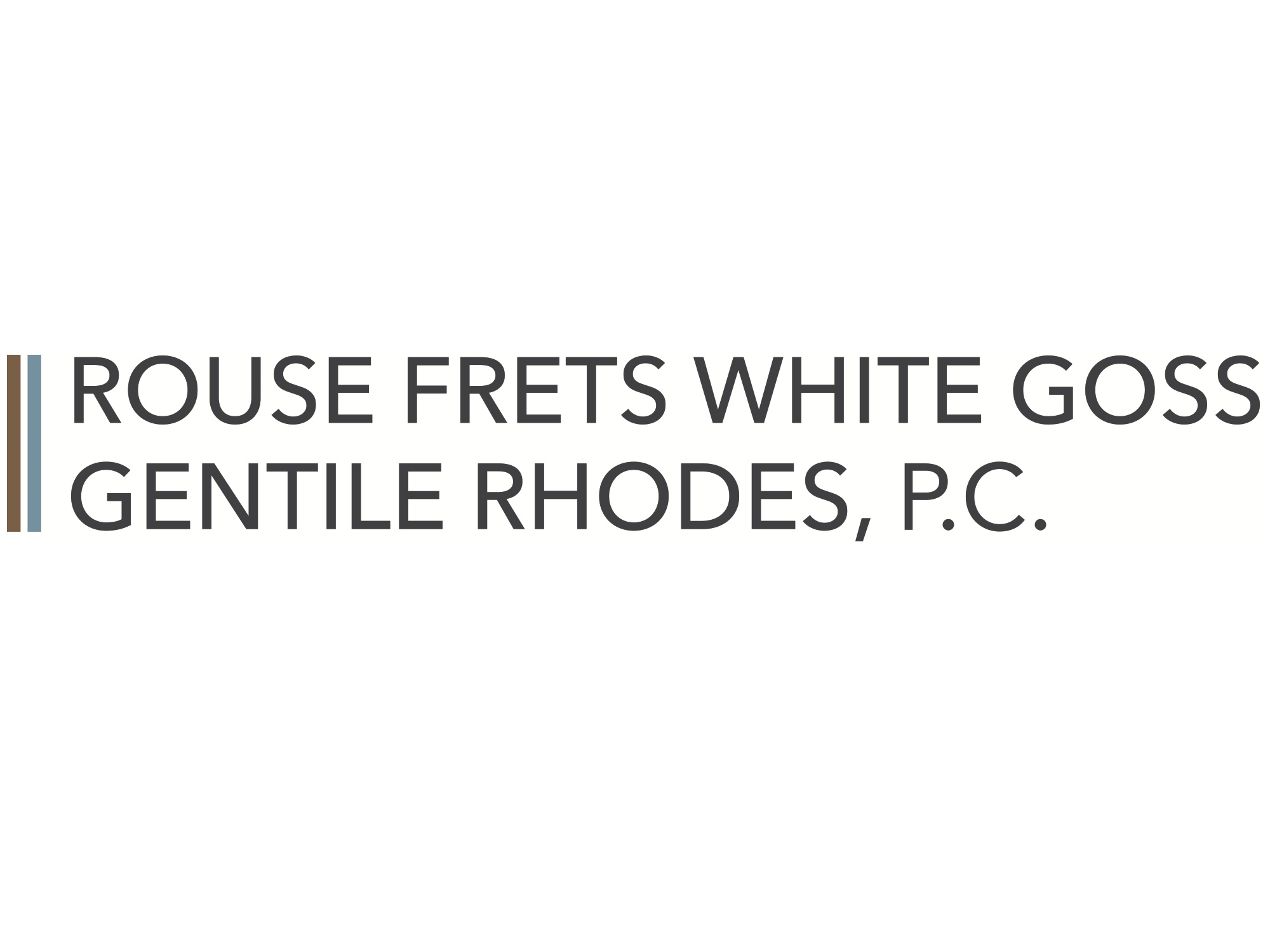 Rouse Frets White Goss Gentile Rhodes, P.C. Logo